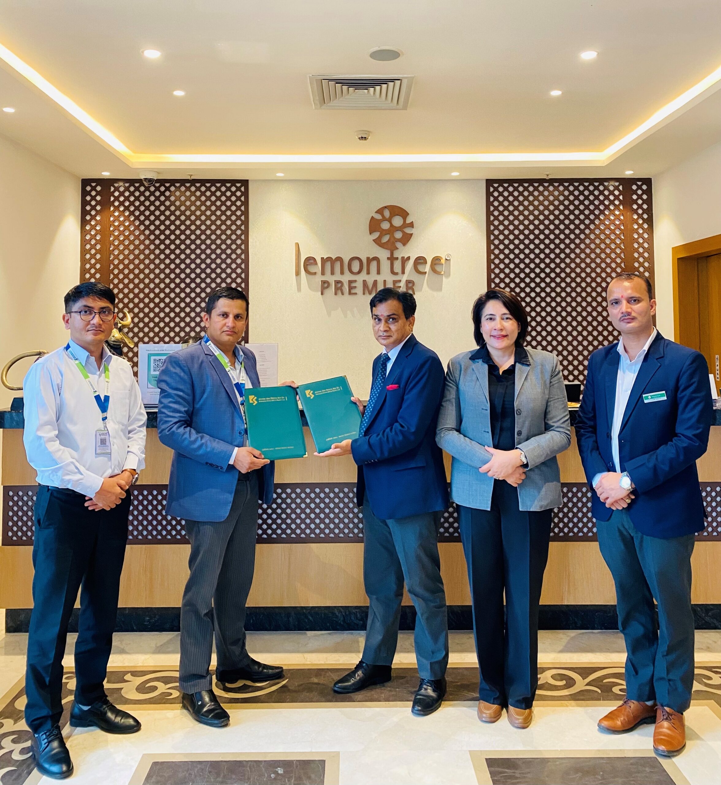 कामना सेवा विकास बैंक र लेमन ट्री प्रिमियरबीच सम्झौता