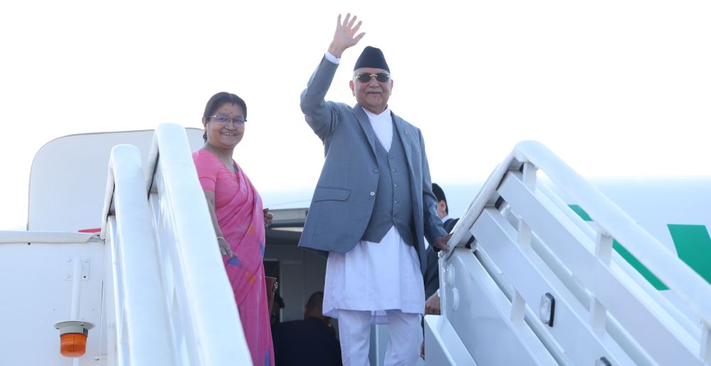 प्रधानमन्त्री ओली आज स्वदेश फर्कंदै