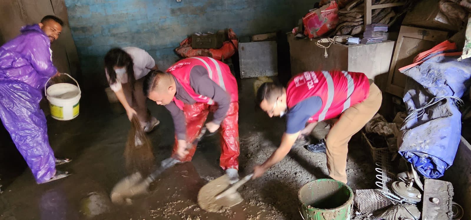 बाढीपहिरोपछिको उद्धारमा जुट्यो वाईसीएल